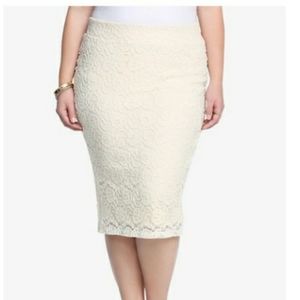 Torrid lace pencil skirt women's size 2x